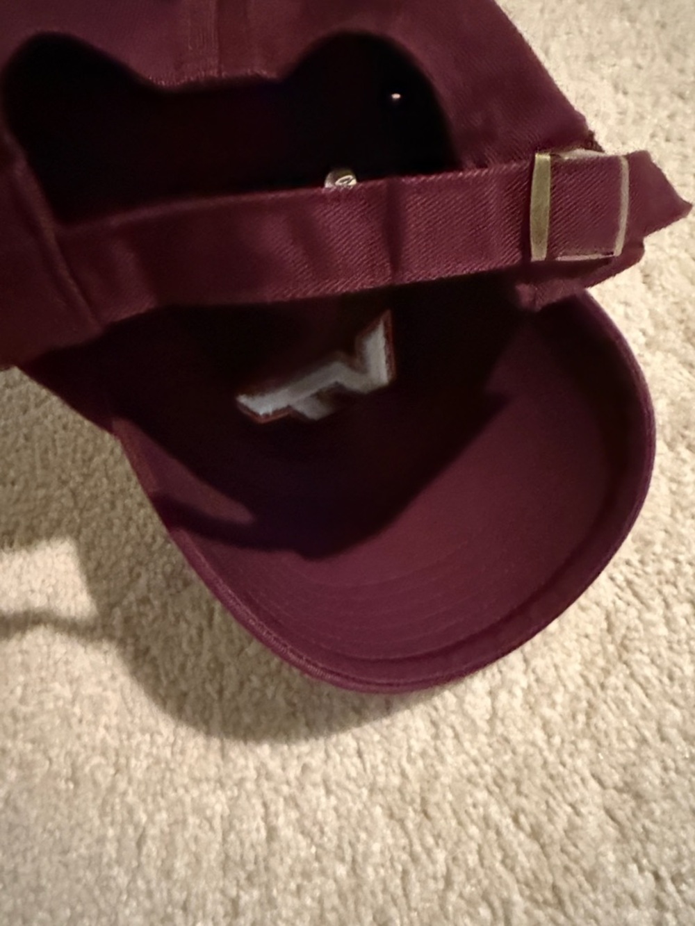 Virginia Tech Orange Short Sleeve Tee - MaroonVT Hat Combo - Picture 6 of 9